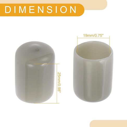 20pcs Cylindrical Shape Wheel Lug Nut Bolt Rims Tire Nut Screws Dust Cap Cover Nut Protection PVC White 19mm in Saudi Arabia