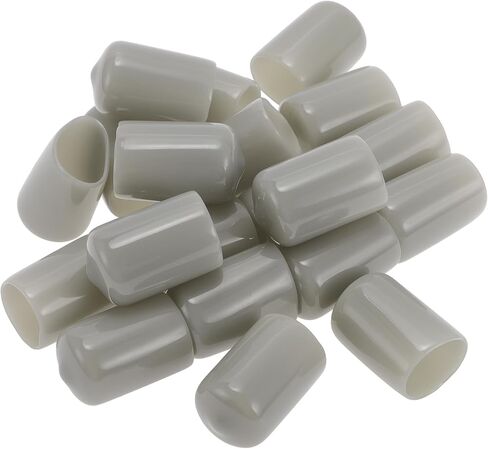 20pcs Cylindrical Shape Wheel Lug Nut Bolt Rims Tire Nut Screws Dust Cap Cover Nut Protection PVC White 19mm in Kuwait