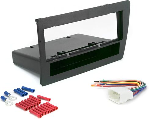 Scosche HA1567B Single DIN Dash Kit with Pocket for 2001-05 Honda Civic - Car Stereo Radio Install Kit - See Fit Guide in Images to Verify Your Vehicle in Kuwait