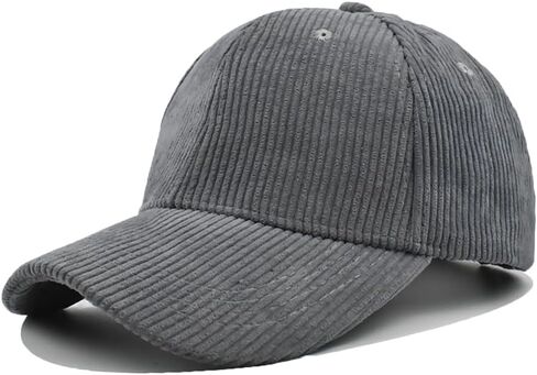 Baseball Cap for Men Women Adjustable Sports Hat Vintage Corduroy Hat Trucker Cap in Kuwait