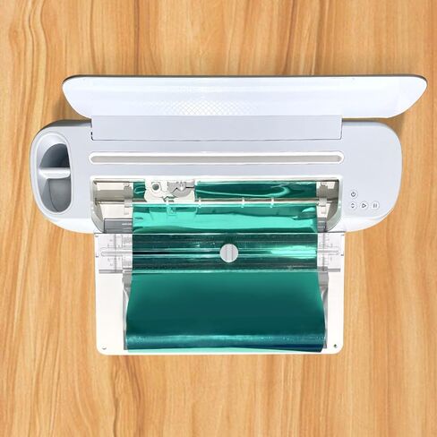 Vinyl Roll Holder with Trimmer for Cricut Maker 3/Maker and Explore Air/2/3, Roll Holder with Cutter for Smart Vinyl and Heat Transfer Iron On (for Cricut Maker Series) in Saudi Arabia