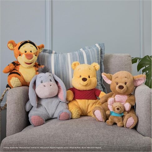 GUND Disney Official Winnie The Pooh Plush Playset with Pooh, Tigger, and Piglet, Sensory Toy Stuffed Animals for Ages 0 and Up, Green, 8" in Saudi Arabia