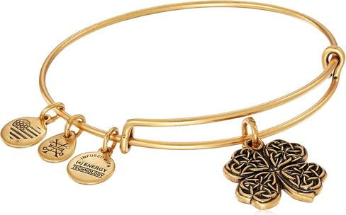 Alex and Ani Womens Path of Symbols-Four Leaf Clover IV Bangle in Saudi Arabia