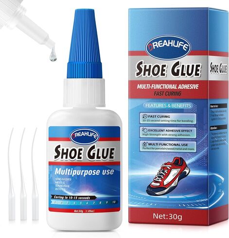 Super Glue for Shoe Repair, 30g Shoe Glue Heavy Duty, Shoe Glue for Sole Repair, Boot Shoe Repair, Sneakers, Athletic Shoes, Heels, Sandals in Saudi Arabia