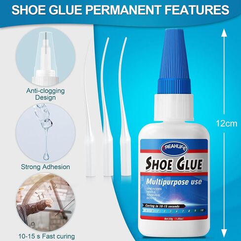 Super Glue for Shoe Repair, 30g Shoe Glue Heavy Duty, Shoe Glue for Sole Repair, Boot Shoe Repair, Sneakers, Athletic Shoes, Heels, Sandals in Saudi Arabia