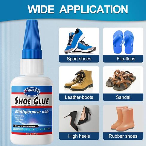 Super Glue for Shoe Repair, 30g Shoe Glue Heavy Duty, Shoe Glue for Sole Repair, Boot Shoe Repair, Sneakers, Athletic Shoes, Heels, Sandals in Saudi Arabia