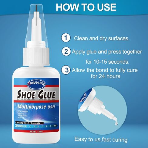 Super Glue for Shoe Repair, 30g Shoe Glue Heavy Duty, Shoe Glue for Sole Repair, Boot Shoe Repair, Sneakers, Athletic Shoes, Heels, Sandals in Saudi Arabia