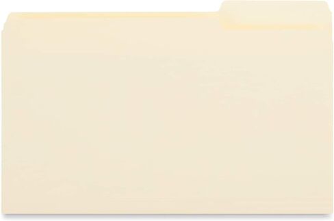 Universal UNV15123 1/3-Cut Top Tabs Right Position 11 Point File Folders - Legal Size, Manila (100-Piece/Box) in Saudi Arabia
