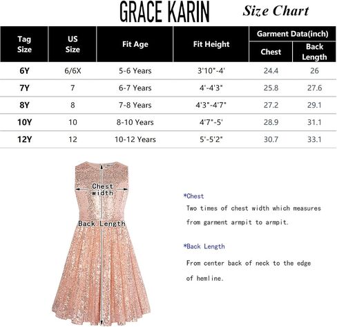 GRACE KARIN Girls Sequin Dress Sleeveless Prom Party Formal Graduations Fancy Tween Girls Dresses Size 5-12 in Saudi Arabia