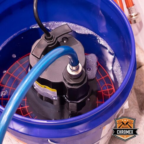 Chromex Tankless Water Heater Flush Kit with Concentrated Vinegar, Dilutes to 4 Gallons and 1/6HP Extra Strength Pump in Saudi Arabia
