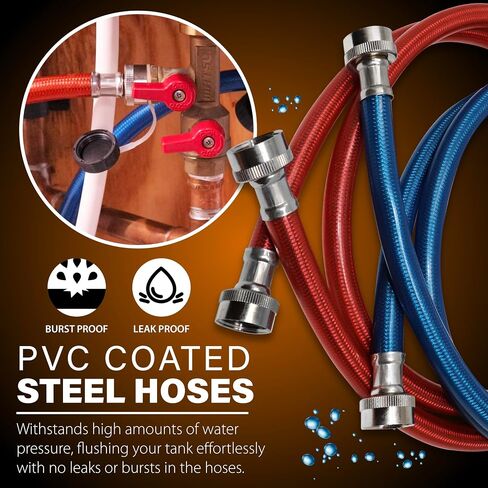 Chromex Tankless Water Heater Flush Kit with Concentrated Vinegar, Dilutes to 4 Gallons and 1/6HP Extra Strength Pump in Saudi Arabia