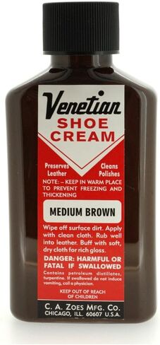 Venetian Shoe Cream, 3 Ounces, Medium Brown in Kuwait