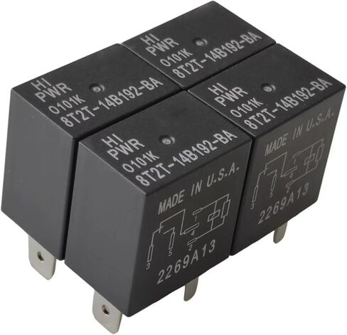 8T2T-14B192-BA 30A 12VDC 5Pins Automotive Hight Power Relay, Compatible with Select Ford Vehicles (2) in Saudi Arabia