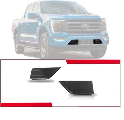 Front Bumper Guard Pad Compatible with Ford 2009-2014 F150 Front Bumper Cover Trim Compatible with Ford 2009-2014 F-150 Front Bumper Pad Insert Bumper Cap Set (Left & Rright) in Saudi Arabia