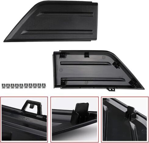 Front Bumper Guard Pad Compatible with Ford 2009-2014 F150 Front Bumper Cover Trim Compatible with Ford 2009-2014 F-150 Front Bumper Pad Insert Bumper Cap Set (Left & Rright) in Saudi Arabia