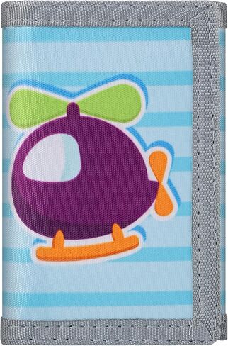 محفظة أطفال للأولاد والبنات من عمر 3 إلى 14 عامًا، محفظة جديدة ثلاثية الطي بتقنية تحديد الهوية بموجات الراديو مع سحاب وسلسلة مفاتيح، محفظة خارجية مع جيب للعملات المعدنية ونافذة لبطاقة الهوية، وحاملي بطاقات لهدايا الأطفال الصغار - أخطبوط القراصنة in Kuwait