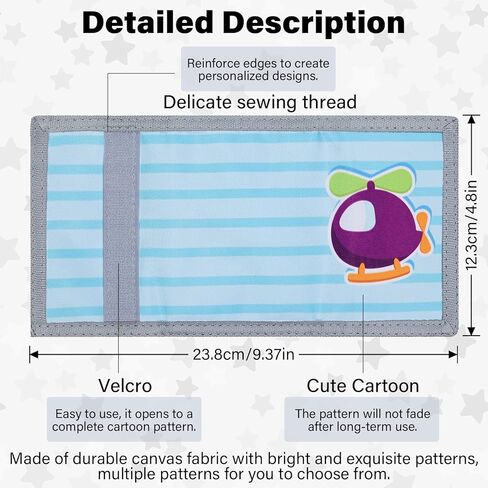 محفظة أطفال للأولاد والبنات من عمر 3 إلى 14 عامًا، محفظة جديدة ثلاثية الطي بتقنية تحديد الهوية بموجات الراديو مع سحاب وسلسلة مفاتيح، محفظة خارجية مع جيب للعملات المعدنية ونافذة لبطاقة الهوية، وحاملي بطاقات لهدايا الأطفال الصغار - أخطبوط القراصنة in Kuwait