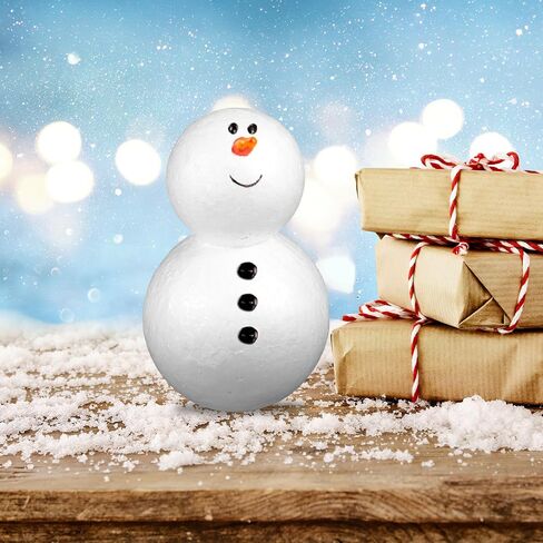 Amosfun 5 Pcs Foam Snowman Christmas Painting DIY Craft Crafts Foams Model Christmas Crafts Snowman Models Snowman Form DIY Blank Snowman DIY Crafts Toys Christmas Tree Decorations White in Saudi Arabia