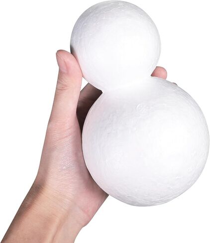 Amosfun 5 Pcs Foam Snowman Christmas Painting DIY Craft Crafts Foams Model Christmas Crafts Snowman Models Snowman Form DIY Blank Snowman DIY Crafts Toys Christmas Tree Decorations White in Saudi Arabia