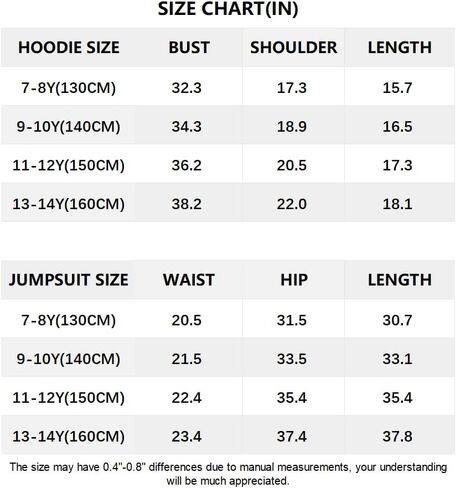 Hilinker Girls Long Sleeve Zipper Hoodie Ribbed Tank and Sweatpants Set 3 Piece Outfits in Kuwait