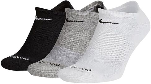 NIKE Everyday Plus Cushion Training No-Show Socks (3 Pairs) Unisex SX6889-964 in Saudi Arabia