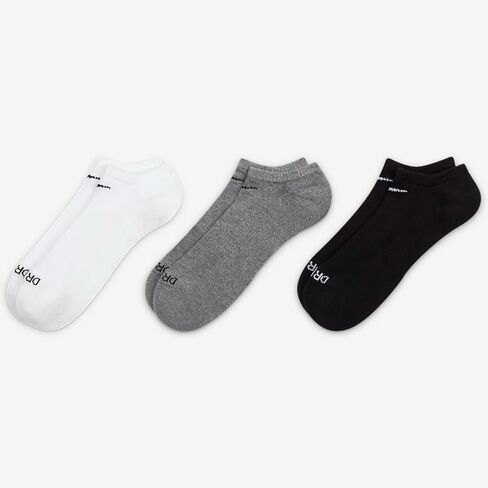 NIKE Everyday Plus Cushion Training No-Show Socks (3 Pairs) Unisex SX6889-964 in Saudi Arabia