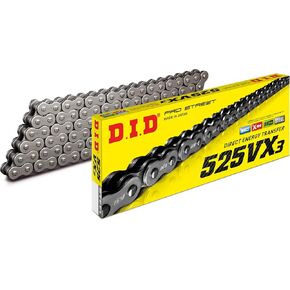 Did Chain 525VX3X120ZB 525VX3 X-Ring Series Chain - 120 Links - Natural