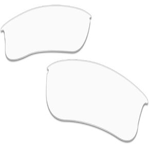 عدسات بديلة مستقطبة 1.5 مم لنظارات Oakley Flak Jacket XLJ الشمسية، مضادة للخدش | مناسب تمامًا