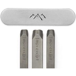 ImpressArt - Tree Metal Stamp Pack, Nature Signature Stamp Pack for Metal Hand Stamping Craft Projects & DIY Jewelry Making