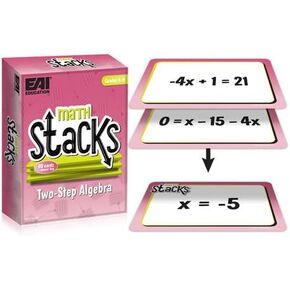 EAI Education Math Stacks Two-Step Algebra Game: Grades 6-8