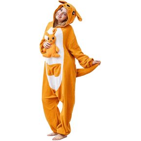 Kangaroo Oneisie Animal Pajamas Cosplay Costume