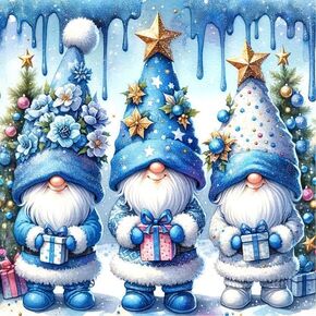 Christmas Dree Diamond Painting Kits for Adults Beginners,5D DIY Winter Scenery Diamond Art Kit, Full Round Drill Diamond Dot Gem Art for Adults,Paint with Diamonds Pictures Adult Crafts Diamond Kit