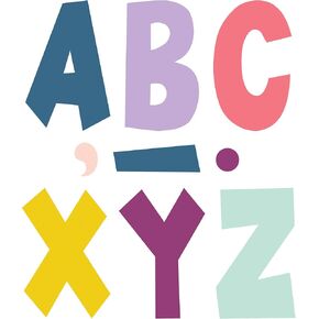 Teacher Created Resources Oh Happy Day 7" Fun Font Letters (TCR70100)