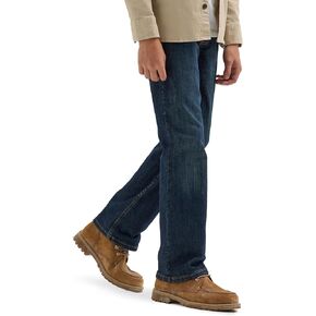 Wrangler Authentics Boys' Boot Cut Jean (Waldon), Fresh Indigo
