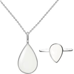 DIY Breast Milk Jewelry Making KIT, Sterling Silver Breastmilk Necklace/Ring KIT, Mother's Day/Christmas/Birthday Gift for Her
