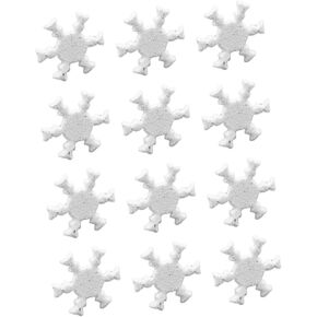 HOODANCOS 100pcs Snowflake Nails Paper Brads Paper Fasteners Scrapbook Embellishments Brads DIY Brads Arts and Crafts for Snowflake Charm Mini Metal Christmas Paper Manicure Child White