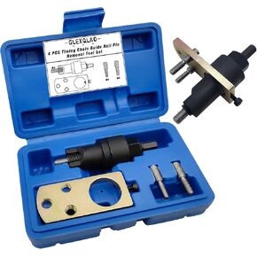 Timing Chain Guide Rail Pin Removal Tool Set Compatible with Mercedes Benz, Engine Timing Inner Chain Slider Pin Extractor Puller Remover Set with Storage Case