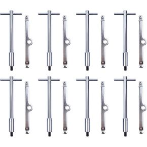 ApplianPar T-Bar Valve Cover Bolts Hold Down Kit for SBC 283 327 350 Engine Chrome