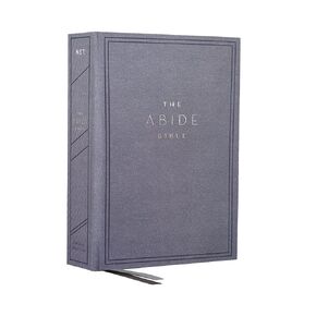 NET، الكتاب المقدس Abide، قماش على اللوح، أزرق، طباعة مريحة: الكتاب المقدس