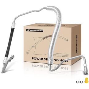 A-Premium Power Steering Hose Pressure Hose Line Assembly Compatible with Dodge Grand Caravan 2005-2007, Caravan 2005-2007 3.3L & Chrysler Town & Country 2005-2007, Pump To Rack