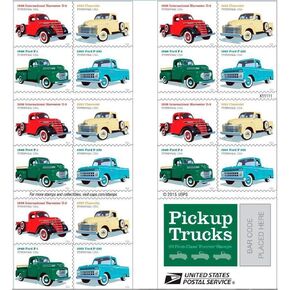 Pickup Trucks USPS Forever Stamp 1938 International Harvester D2 1948 Ford F1 1953 Chevrolet 1965 Ford F100 1 20 Stamps