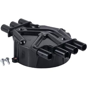 MAS Ignition Distributor Cap Compatible with GMC Chevrolet Trucks Oldsmobile V6 4.3L Vortec 1996-2005 Astro Blazer 1997-2011 Jimmy Replacement for DR475 DR331 D465 D328A 10452457 10452458