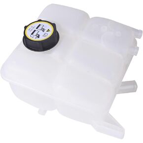 TOPAZ 603-382 603382 Coolant Reservoir Expansion Tank with Cap Replacement for Ford 2013-2018 C-Max 2013-2016 Escape 2012-2018 Focus 2014-2016 Transit Connect Vehicles CV6Z-8A080-A