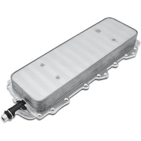 A-Premium Engine Oil Cooler Compatible with Land Rover Range Rover 2014-2019 Discovery LR4 Jaguar XE XF XJ XK F-Pace F-Type 3.0L Petrol/Flex