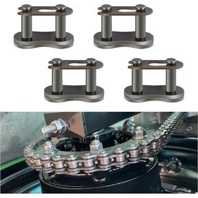 4PCS 420 Chain Master Link for Chain Connector Link,Fit for Motorcycle Chain and Bike Chain Master Link,Universal Chain Link Car Accessories for Mountain,Bikes,Motorcycles (# 420)