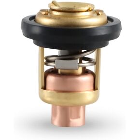 Thermostat Compatible with Yamaha 2-Stroke 3HP 15HP 25HP 30HP 40HP - 250HP Outboard Motors Replace#: 6E5-12411 6E5-12411-30-00 6E5-12411-20-00 6E5-12411-10-00