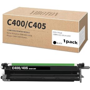 C400 C405 Black Imaging Drum Replacement for 108R01121 Drum Unit Compatible for Xerox Versalink C400 C405 Phaser 6600 6605 Workcentre 6655 Printer (1-Pack,NO Toner)