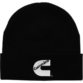 Cummins Cap CMN35191 Mens Womens Hat Trucker Snapback Collectible Baseball Hat with Metal Turbo Logo Black