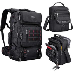 حقيبة ظهر للسفر من WITZMAN للرجال معتمدة من شركة الطيران وقابلة للتحويل من النايلون وحقائب ظهر وحقائب كروس خفيفة الوزن وحقيبة ساعي عادية in Kuwait