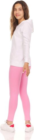 Pink Angel 2-Pack Toddler and Big Girls Leggings: Cotton Spandex Stretch Pants for Kids – School, Dance, Yoga, and Ballet in Saudi Arabia